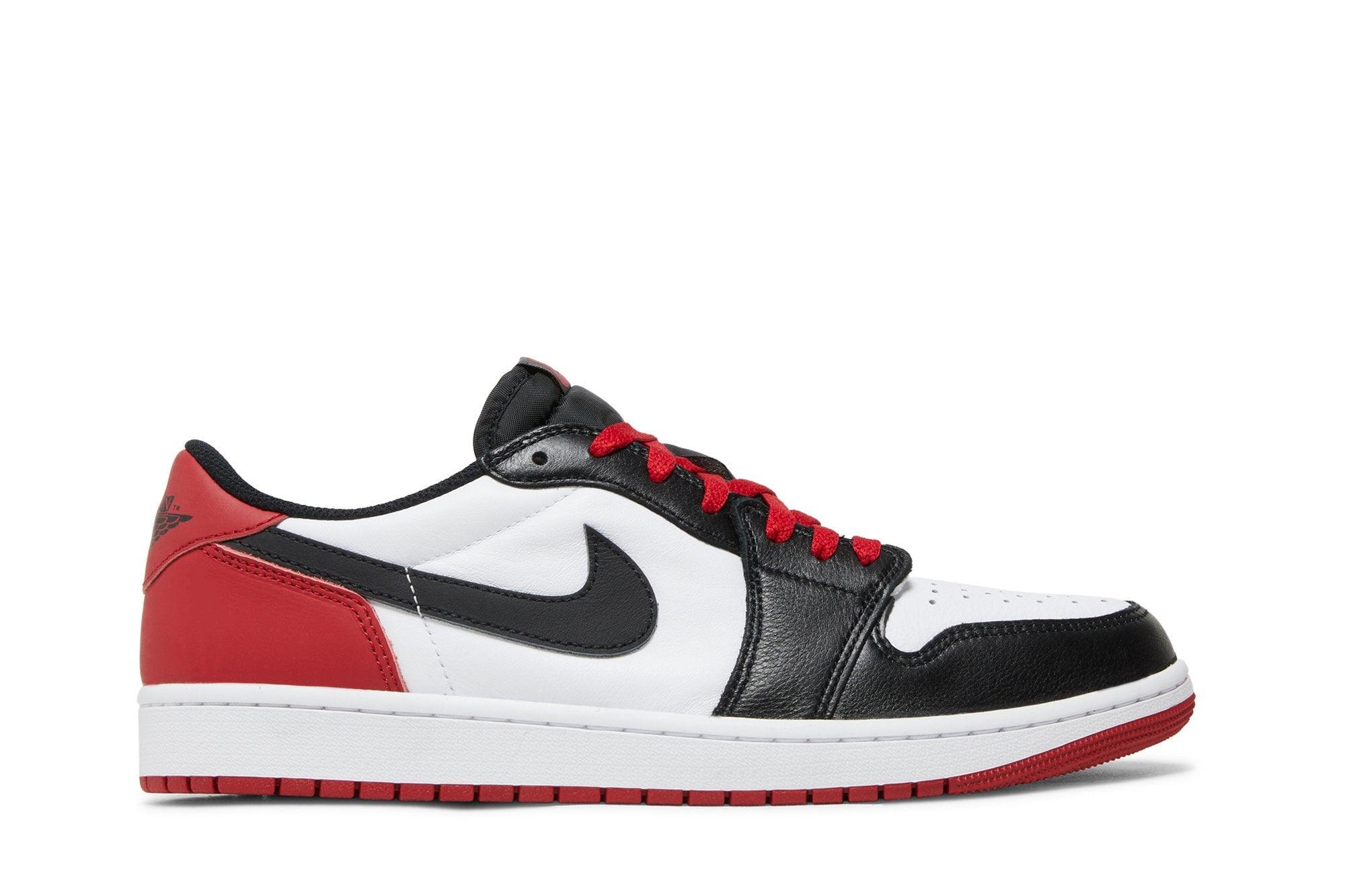 Air Jordan 1 Low OG Black Toe (2023) Red