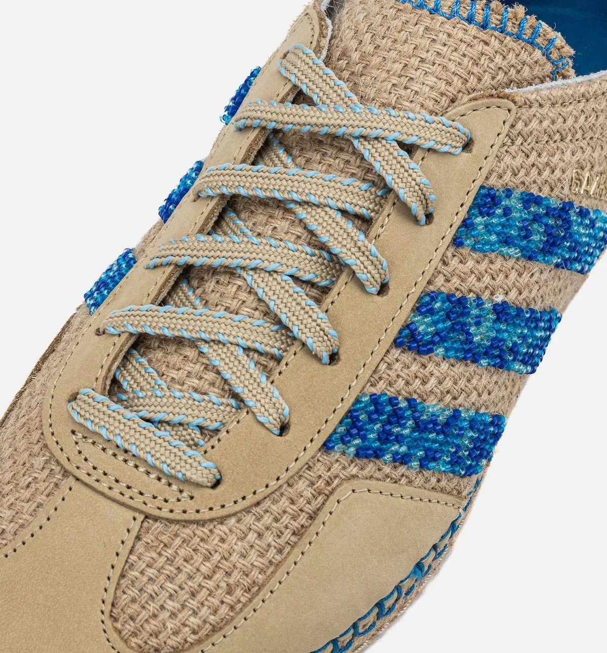 Adidas Gazelle x CLOT Linen Khaki Light Blue Brown