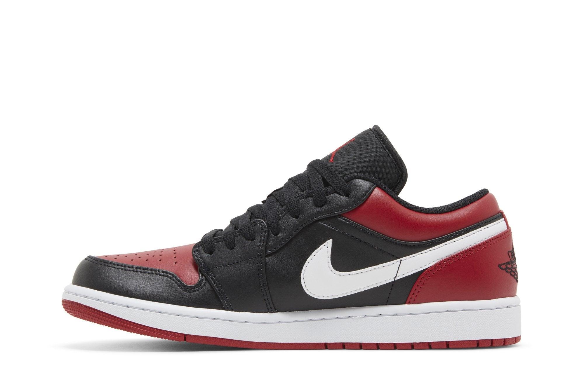 Air Jordan 1 Low Alternate Bred Toe Red