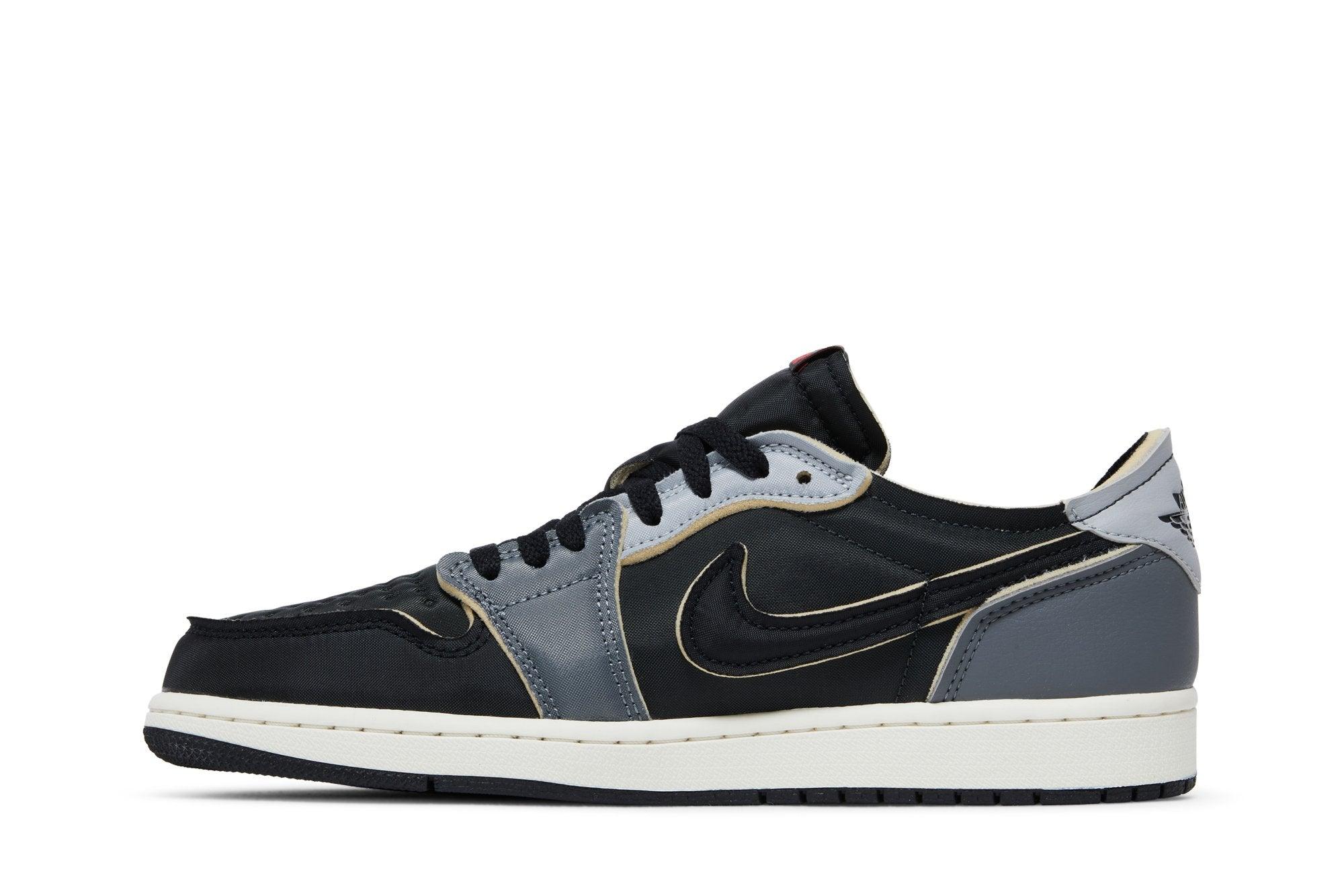 Air Jordan 1 Low OG EX Black and Smoke Gray