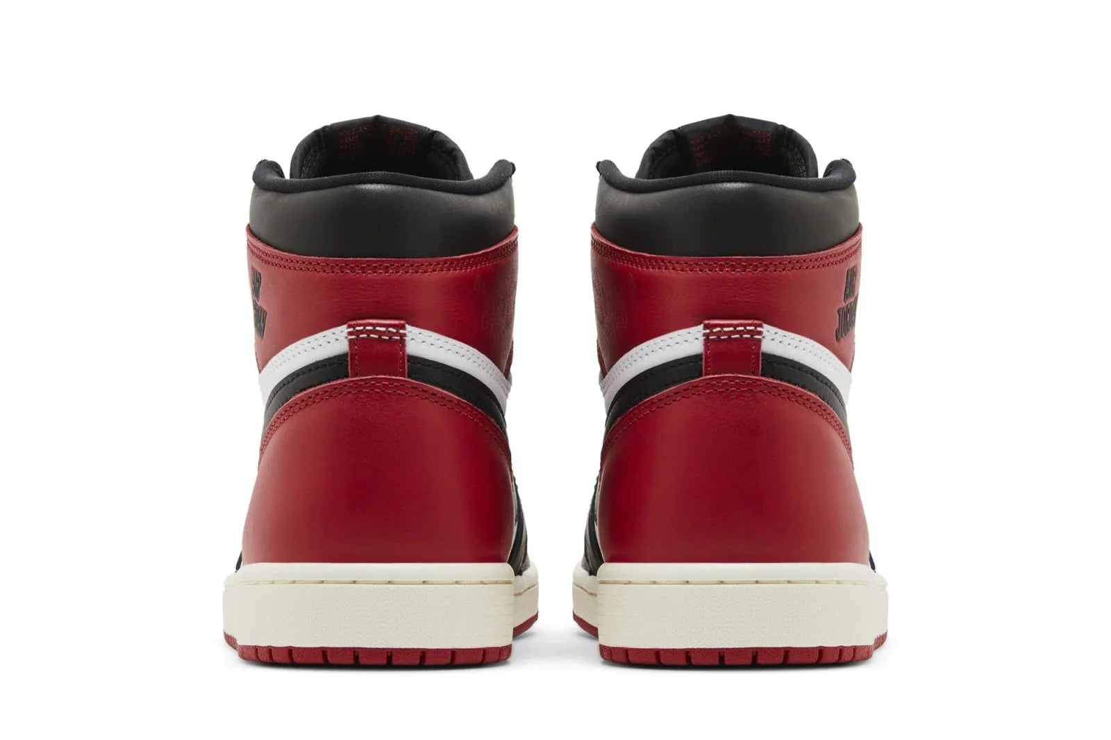 Air Jordan 1 Retro High OG Black Toe Reimagined Red
