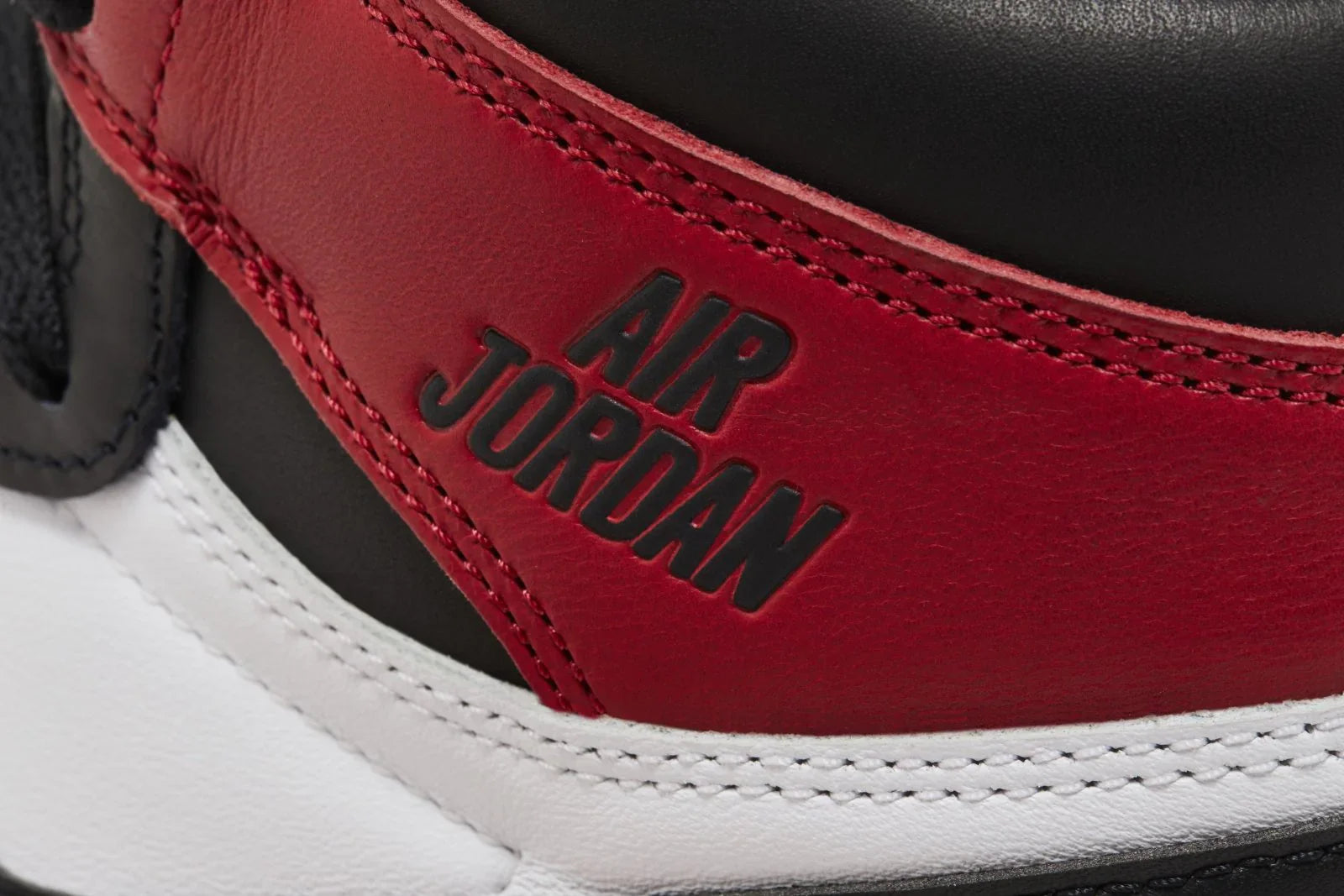 Air Jordan 1 Retro High OG Black Toe Reimagined Red