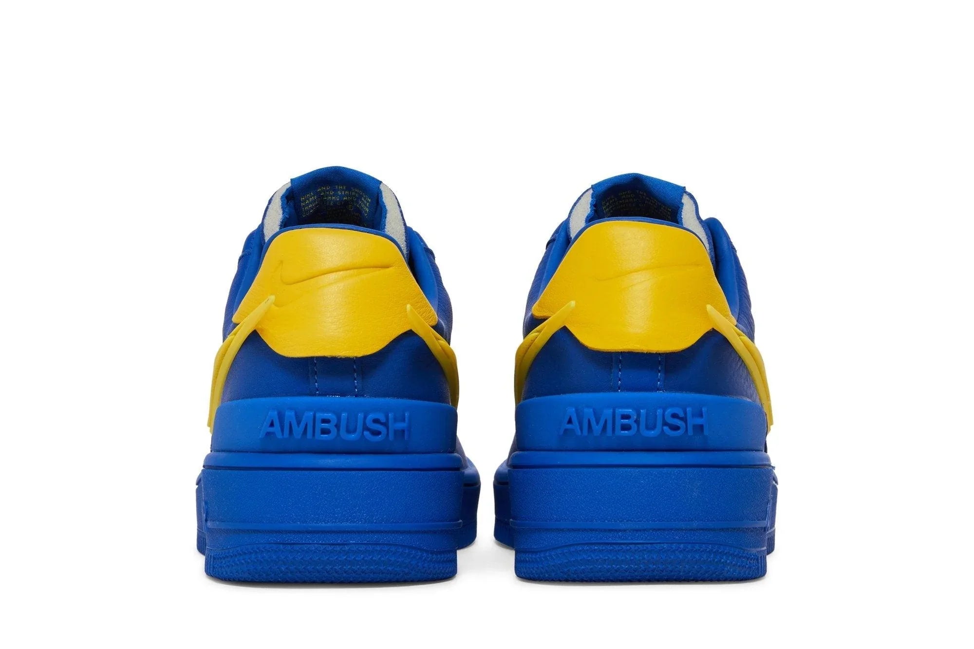 Ambush x Nike Air Force 1 Low Game Royal and Vivid Sulfur Blue