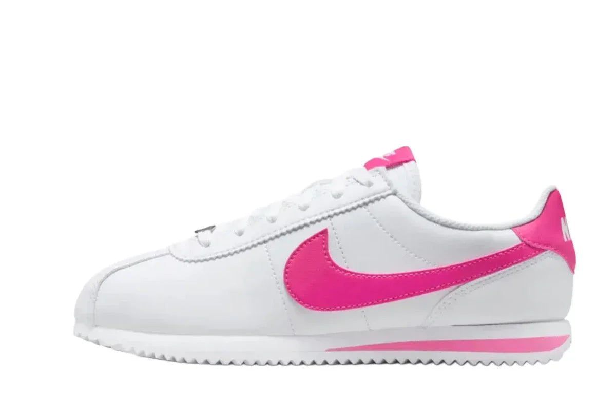 Nike Cortez White Laser Fuchsia