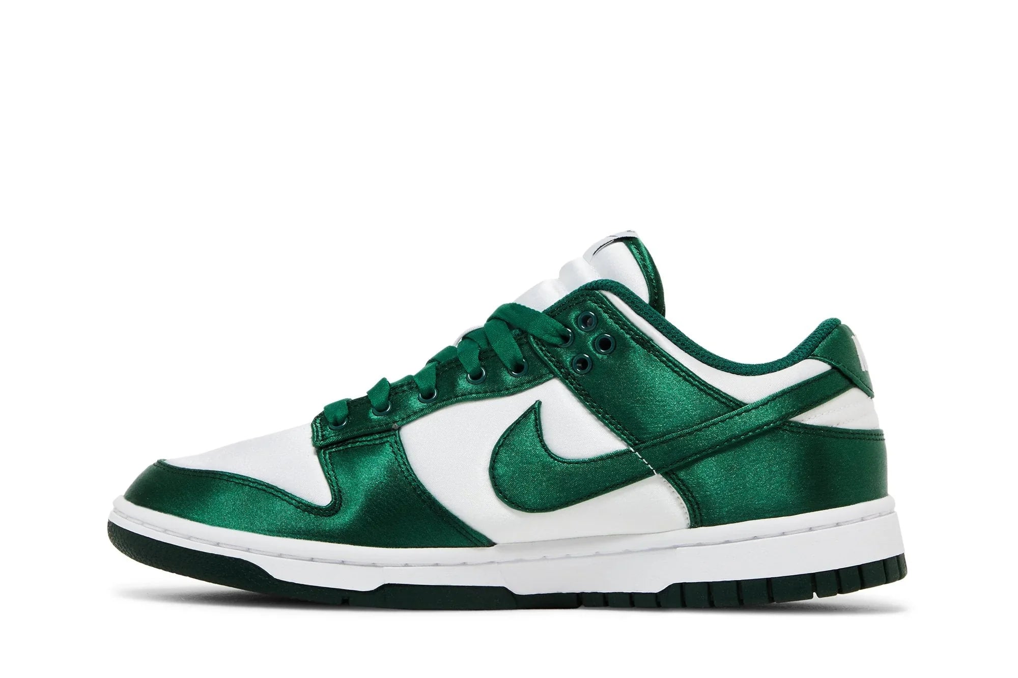 Nike Dunk Low Satin Green Sneakers