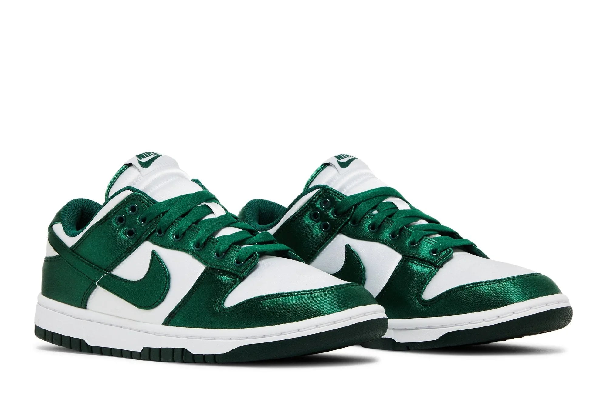 Nike Dunk Low Satin Green Sneakers