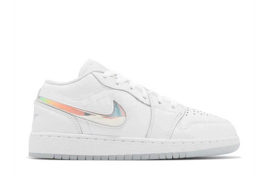 Air Jordan 1 Low Se &quot;Glitter Swoosh&quot; White