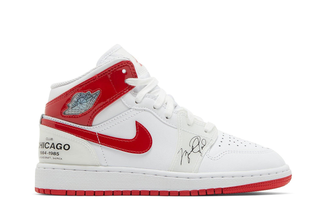 Air Jordan 1 Mid Rookie Season White/Red