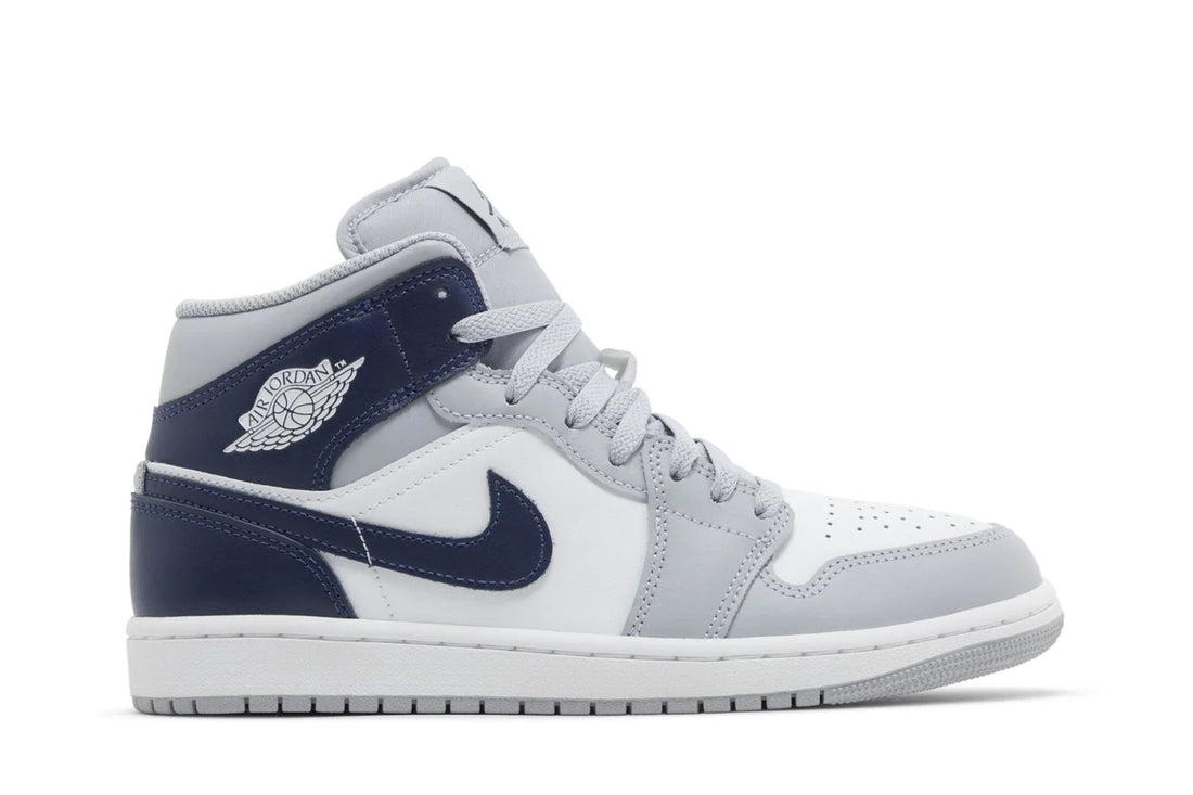 Air Jordan 1 Mid Wolf Gray Midnight Navy