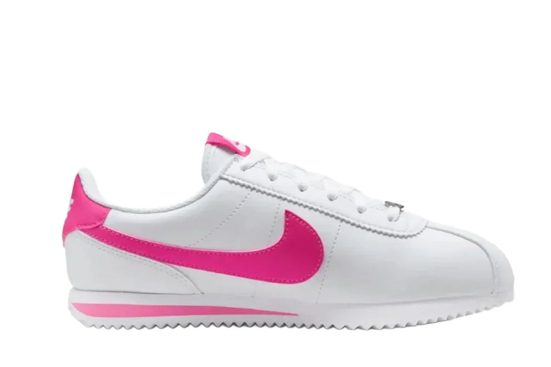 Nike Cortez White Laser Fuchsia