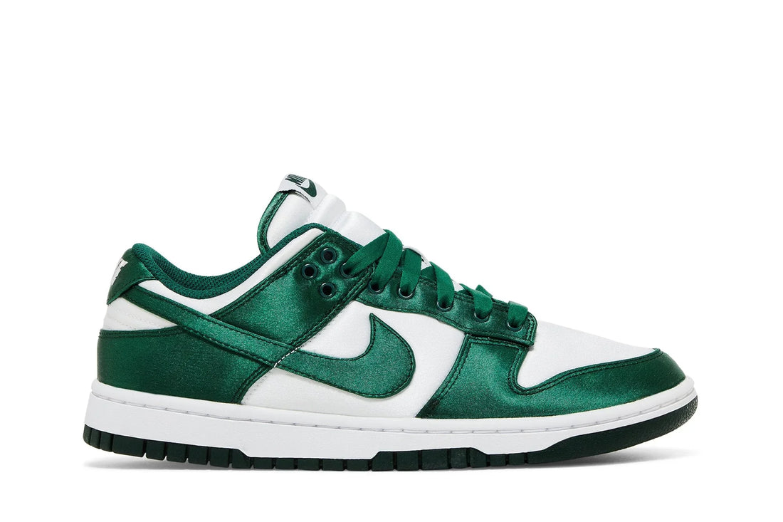 Nike Dunk Low Satin Green Sneakers