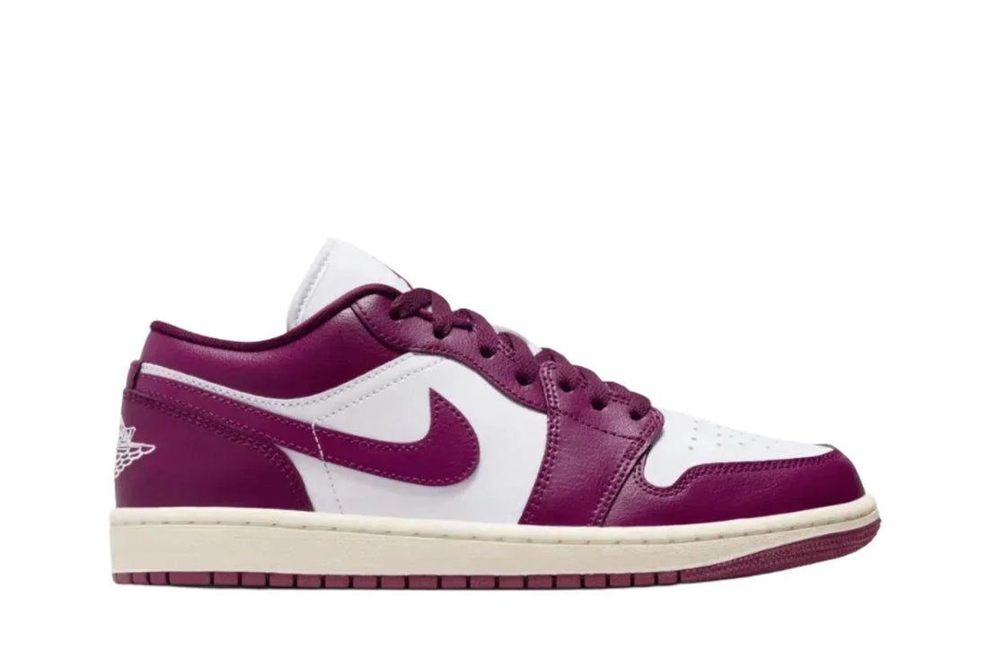 go Jordan 1 Low Bordeaux Purple