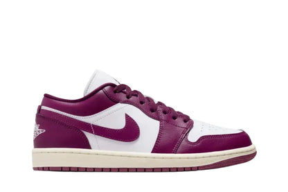 go Jordan 1 Low Bordeaux Purple