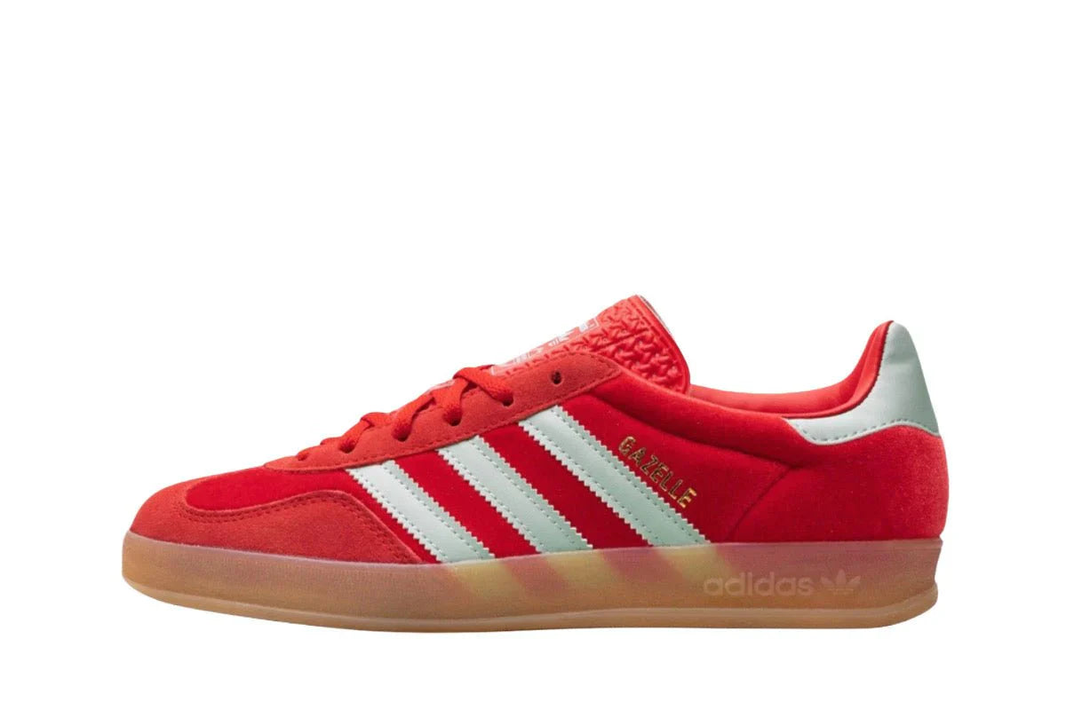Adidas Gazelle Indoor Better Scarlet Green Velvet Red