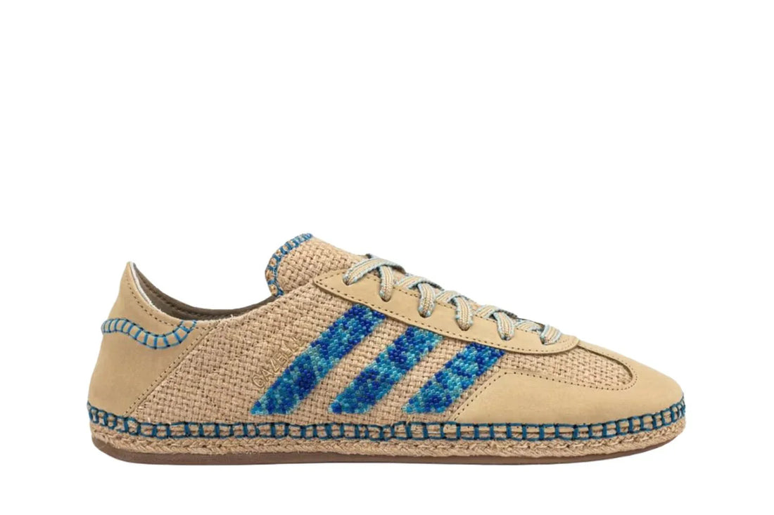 Adidas Gazelle x CLOT Linen Khaki Light Blue Brown