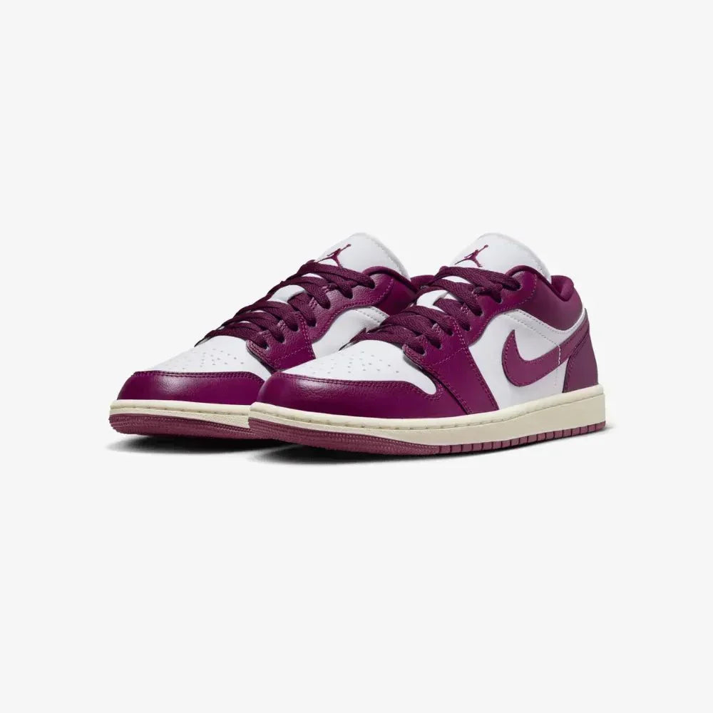go Jordan 1 Low Bordeaux Purple