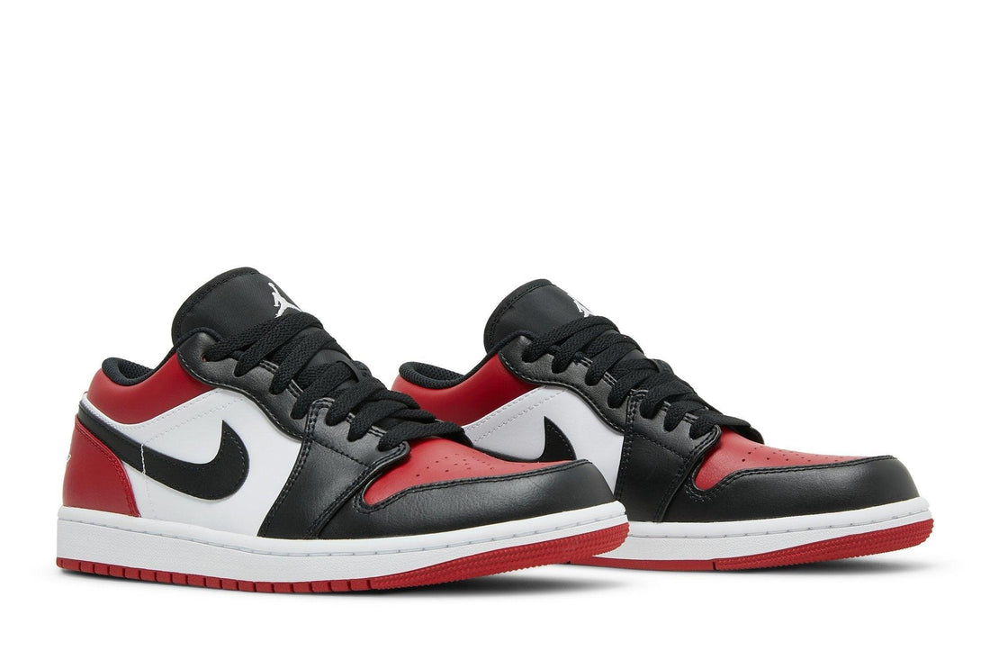 Air Jordan 1 Low Bred Toe Red