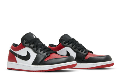 Air Jordan 1 Low Bred Toe Red