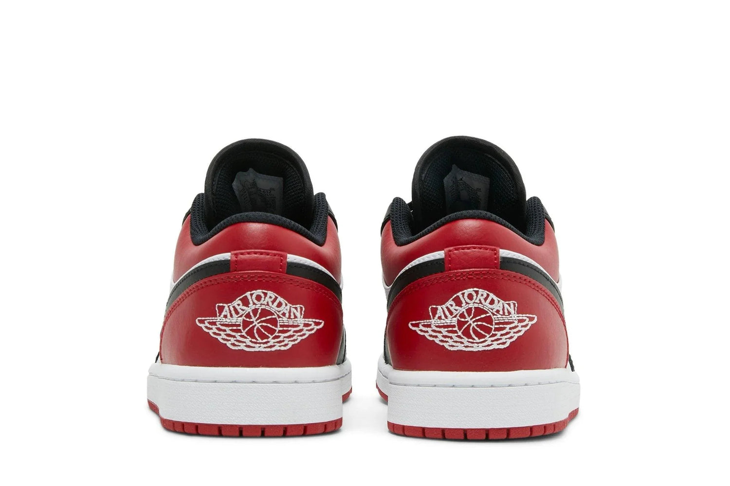 Air Jordan 1 Low Bred Toe Red