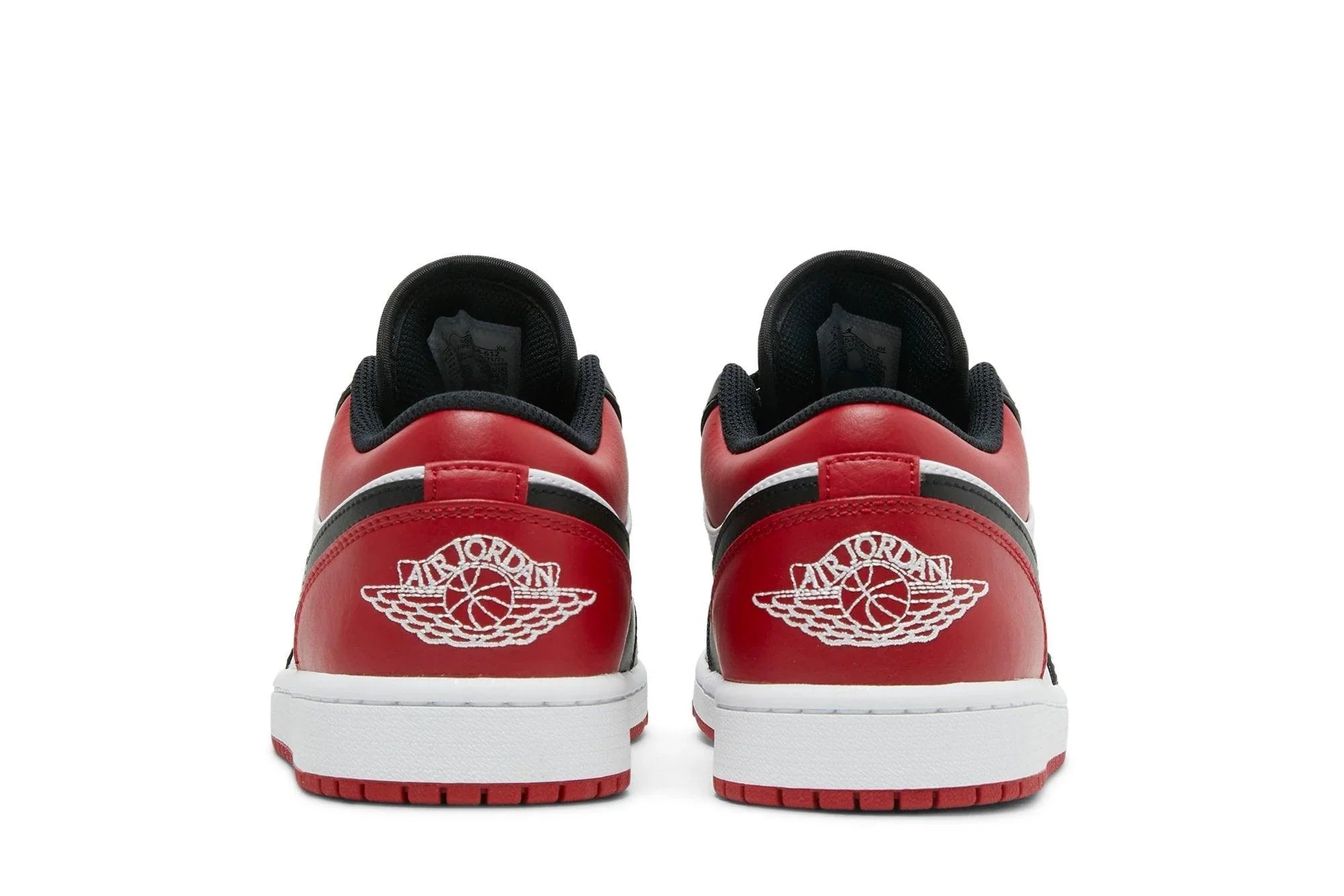 Air Jordan 1 Low Bred Toe Red
