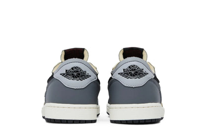 Air Jordan 1 Low OG EX Black and Smoke Gray