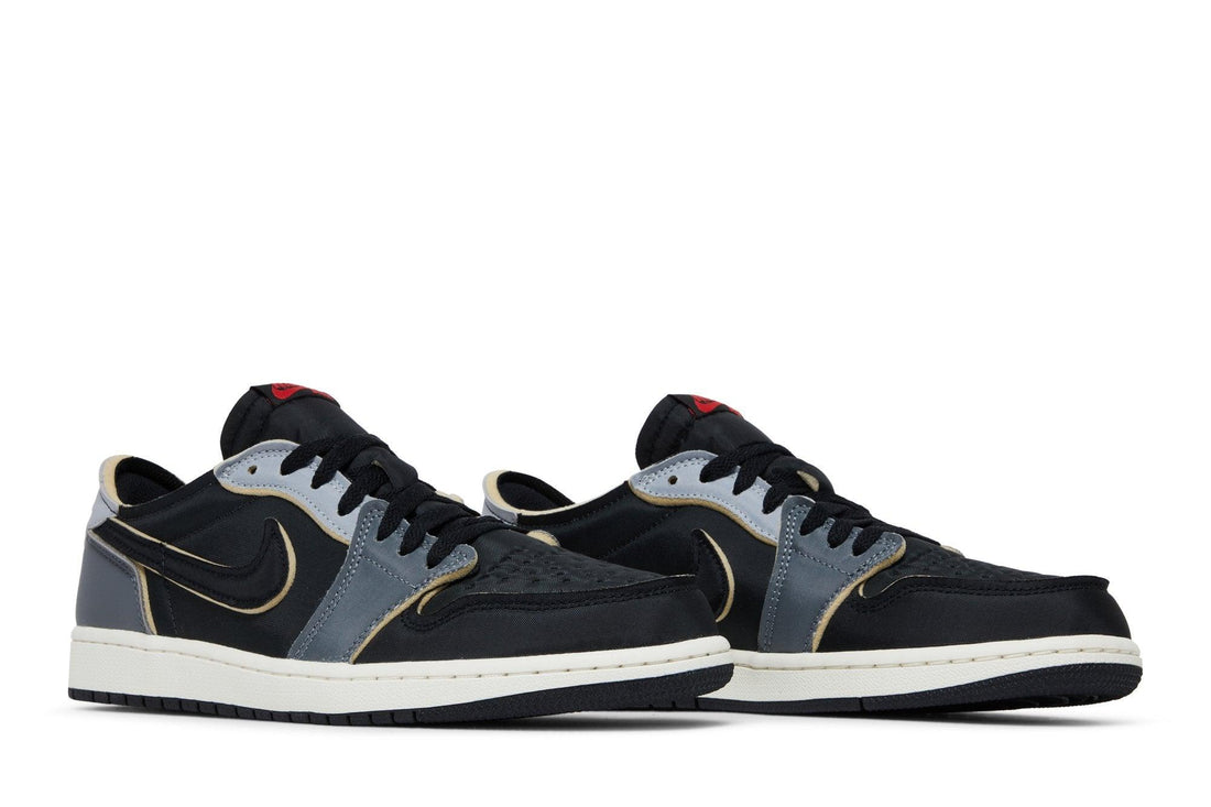 Air Jordan 1 Low OG EX Black and Smoke Gray