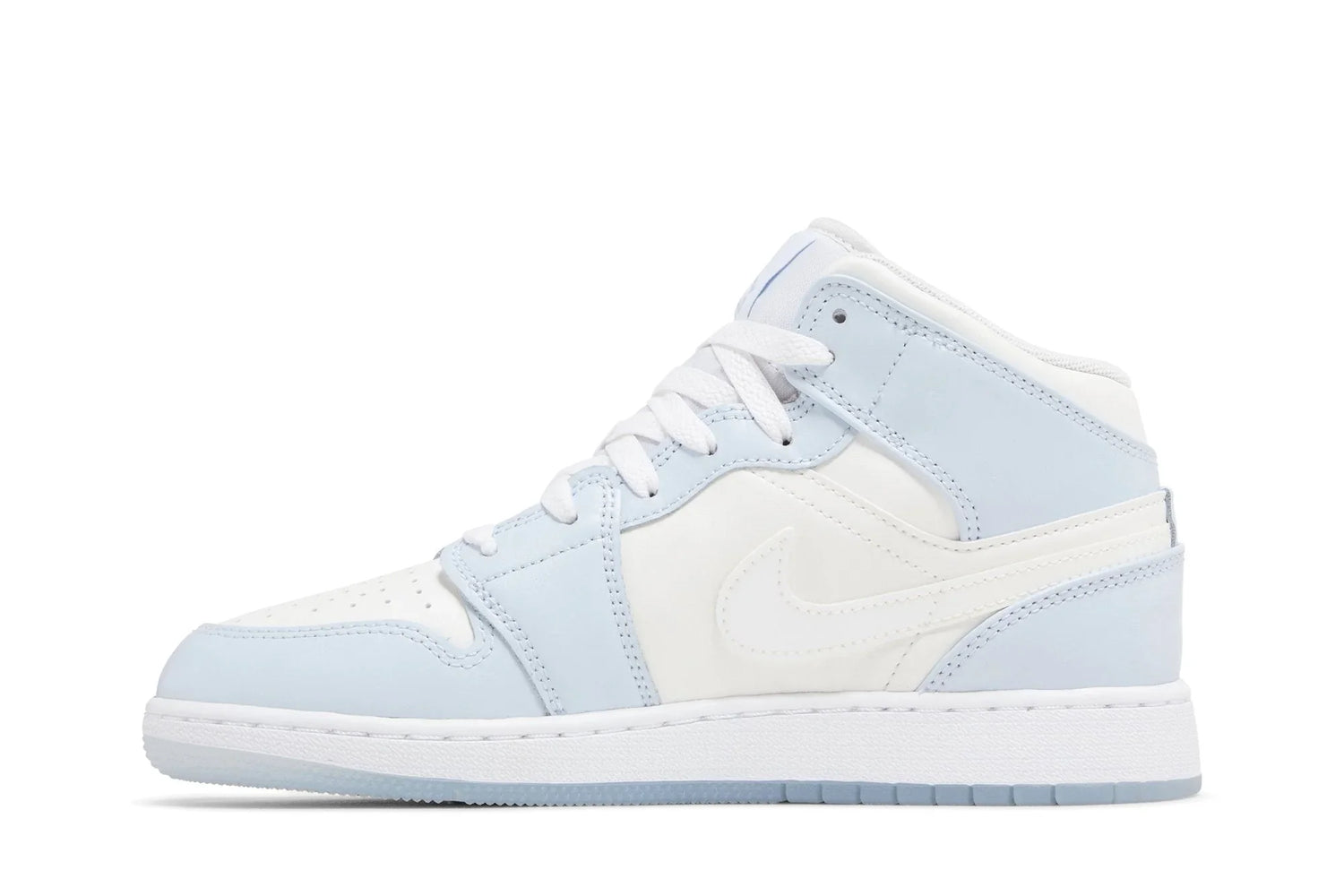 Air Jordan 1 Mid Glitter Swoosh Blue