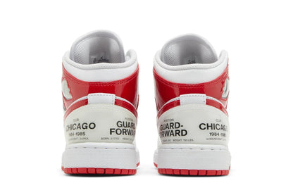 Air Jordan 1 Mid Rookie Season White/Red