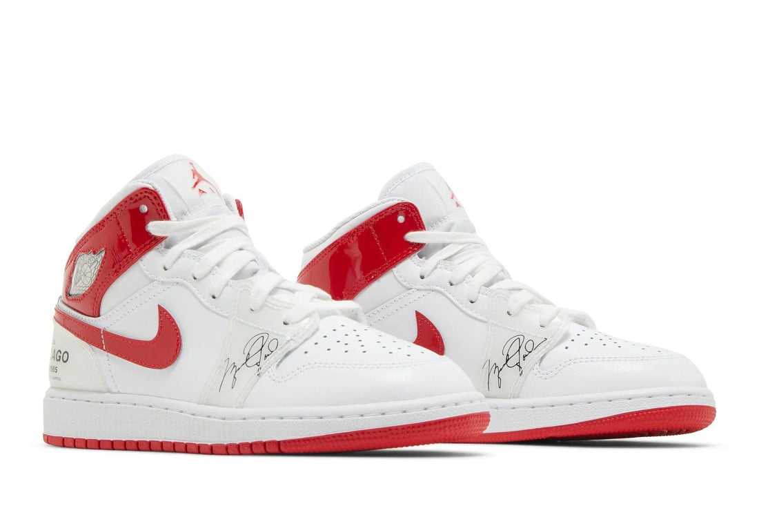 Air Jordan 1 Mid Rookie Season White/Red