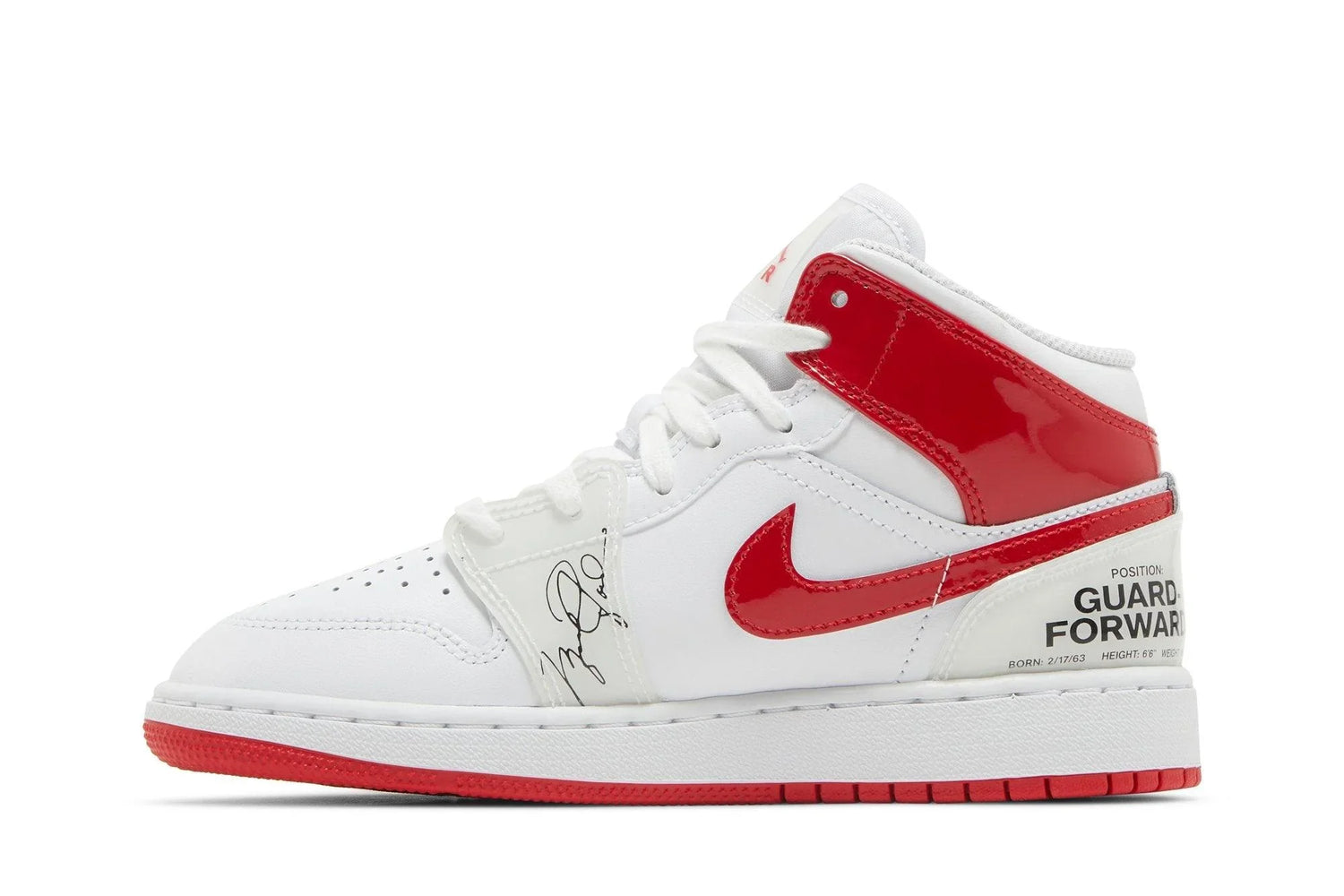 Air Jordan 1 Mid Rookie Season White/Red