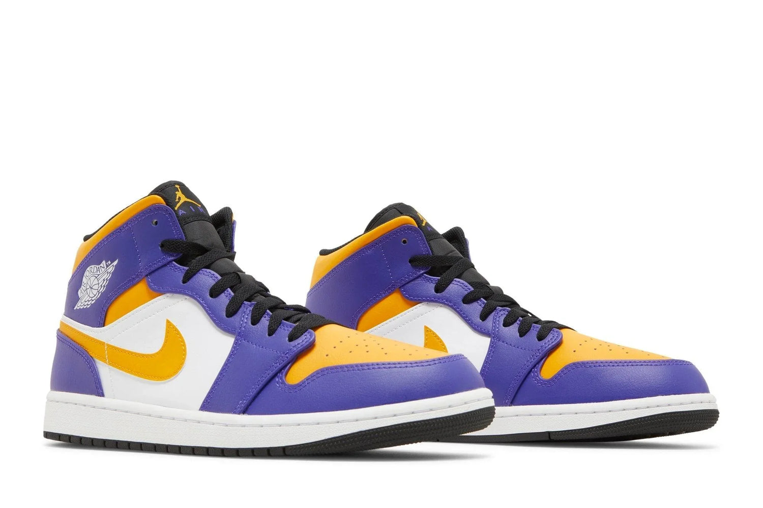 Air Jordan 1 Mid Lakers Purple/Yellow