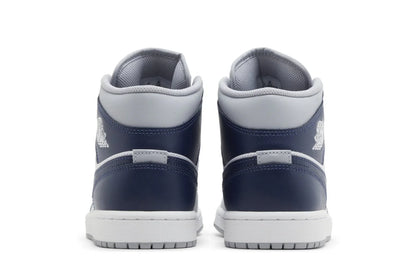 Air Jordan 1 Mid Wolf Gray Midnight Navy