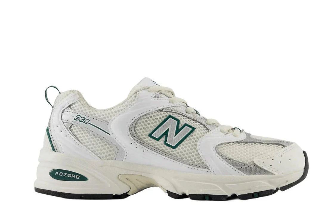 New Balance 530 Sea Salt White Marsh Green