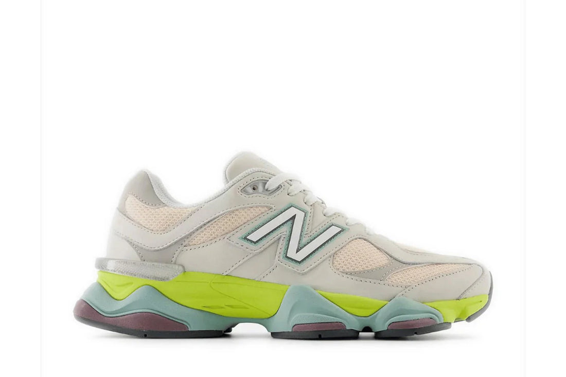 New Balance 9060 Moonbeam Vintage Rose Lime Colorful