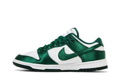 Nike Dunk Low Satin Green Sneakers