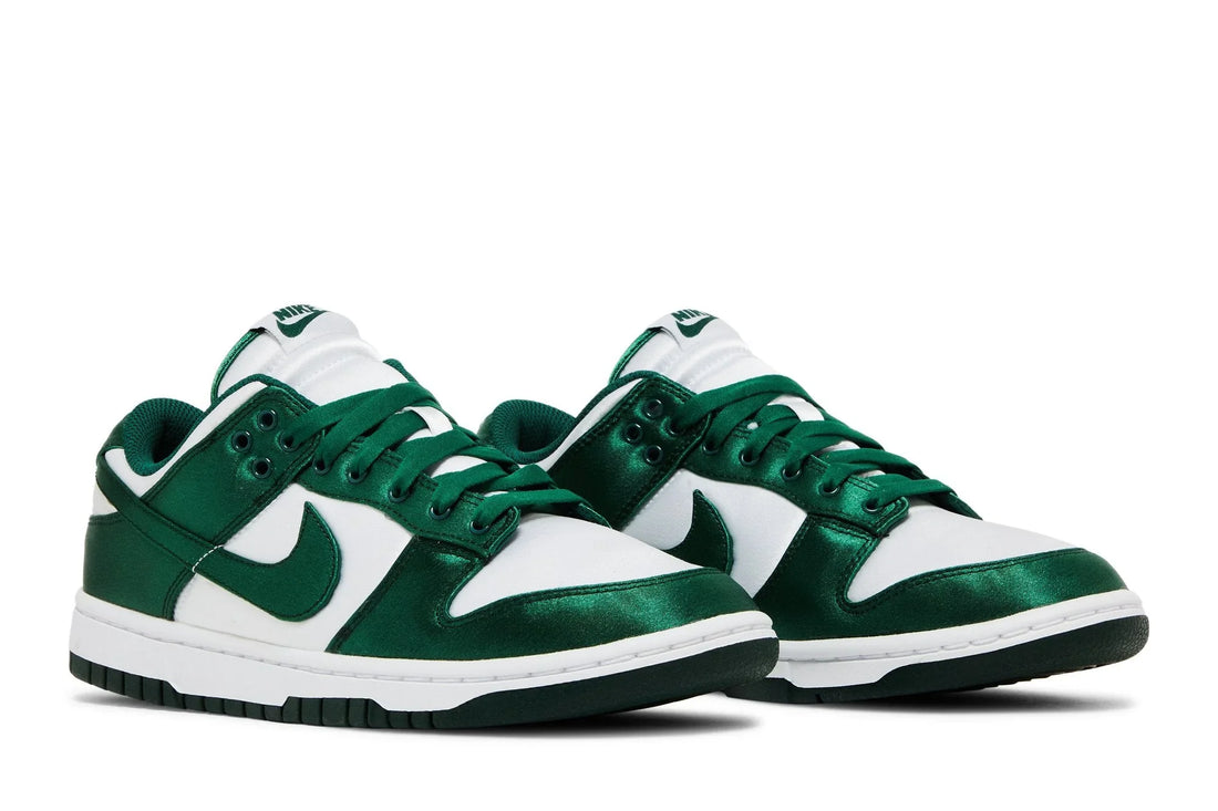 Nike Dunk Low Satin Green Sneakers