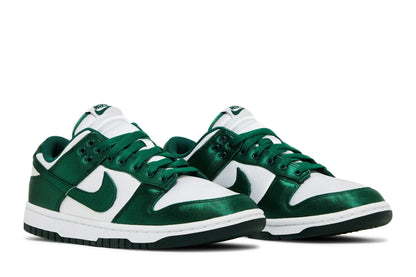 Nike Dunk Low Satin Green Sneakers