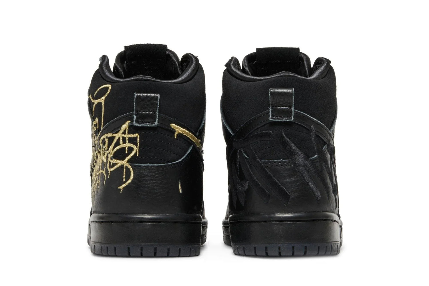 Nike SB Dunk High Pro Zwart en Metallic Goud